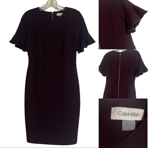 Calvin Klein Dresses & Skirts - 3/$30 Calvin Klein Deep Plum colored dress
